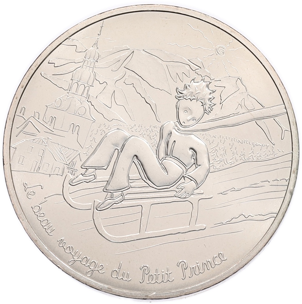 10 евро 2016 года Франция «Маленький принц — Сани» — Фото №1