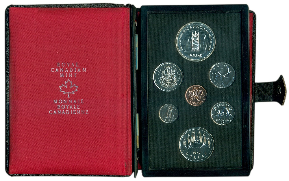 Годовой набор из 7 монет 1977 года Канада — Фото №1