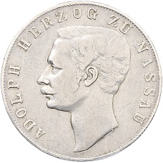 1 союзный талер 1859 года Нассау — Фото №1