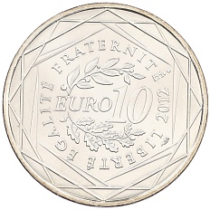 10 евро 2012 года Франция «Регионы Франции — Реюньон» — Фото №2