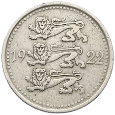 5 марок 1922 года Эстония — Фото №2