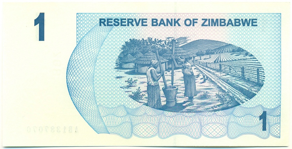 1 доллар 2006 года Зимбабве — Фото №2