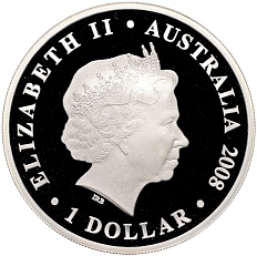 1 доллар 2008 года Австралия «90 лет окончанию Первой мировой войны» — Фото №2