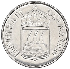 50 лир 1973 года Сан-Марино — Фото №2