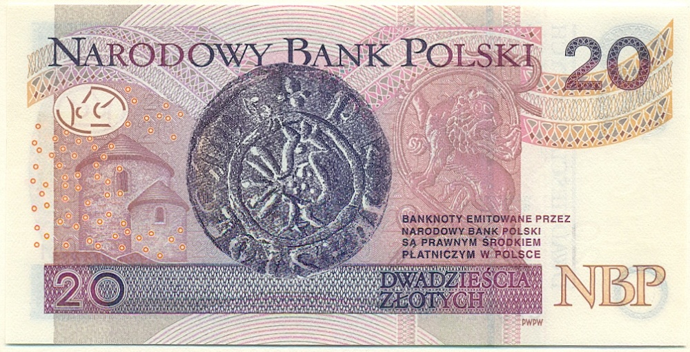 20 злотых 2016 года Польша — Фото №2