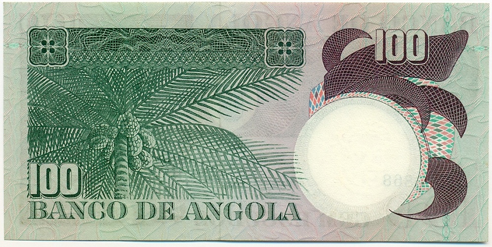 100 эскудо 1973 года Ангола — Фото №2