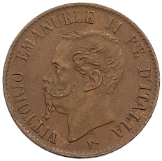 1 чентезимо 1867 года М Италия — Фото №2
