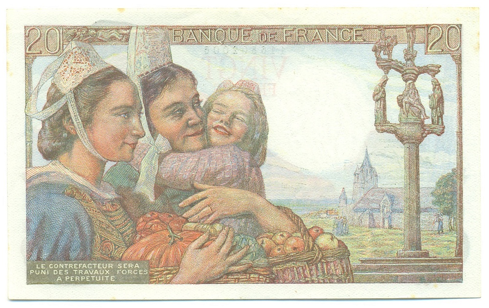 20 франков 1942 года Франция — Фото №2