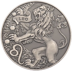 1 рубль 2015 года Белоруссия «Знаки зодиака — Лев» — Фото №1