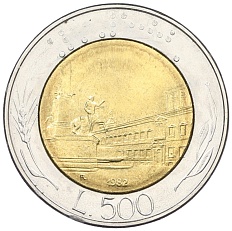 500 лир 1982 года Италия — Фото №1
