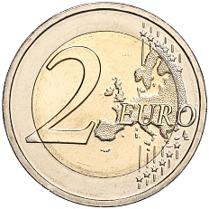 2 евро 2022 года Бельгия «35 лет программе Эразмус» — Фото №2