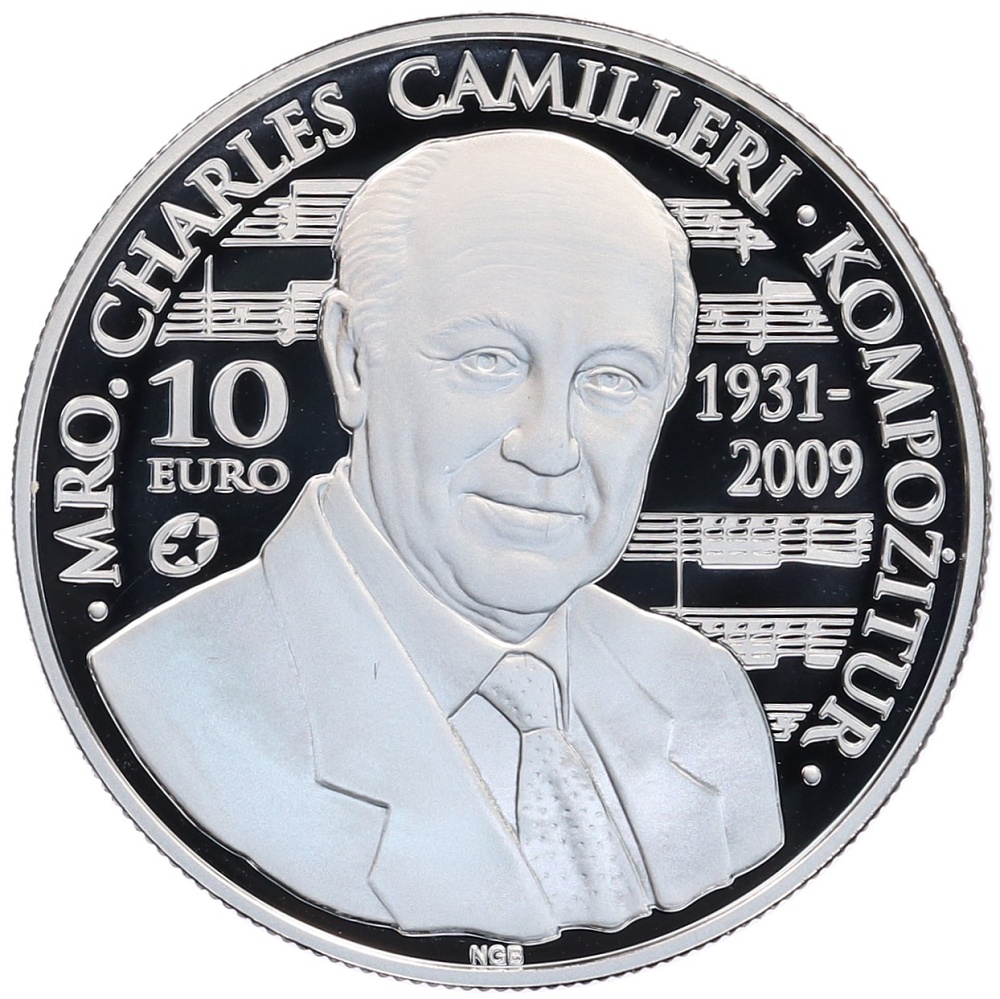 10 евро 2014 года Мальта «Чарльз Камиллери» — Фото №1