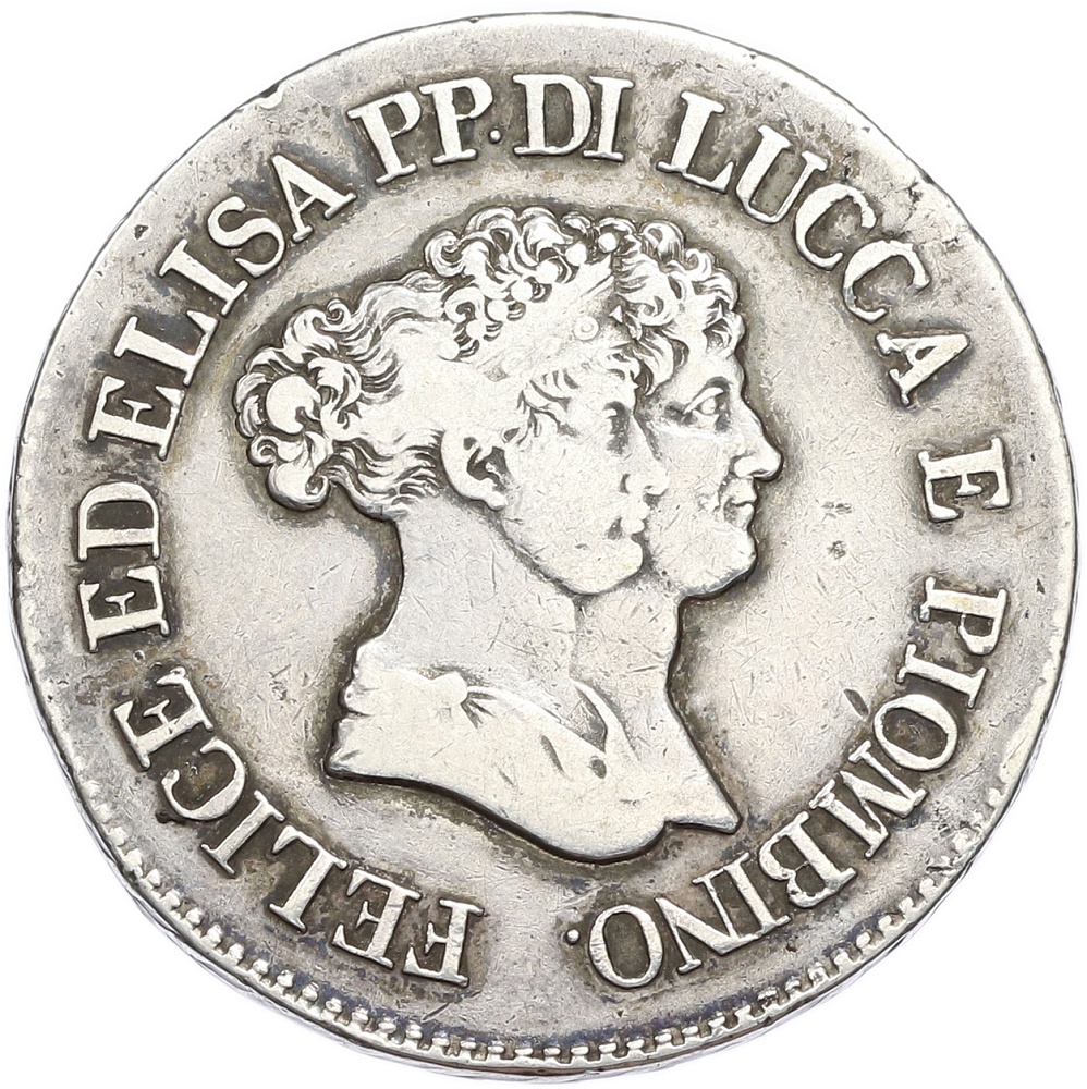 5 франков 1805 года Лукка и Пьомбиньо — Фото №1