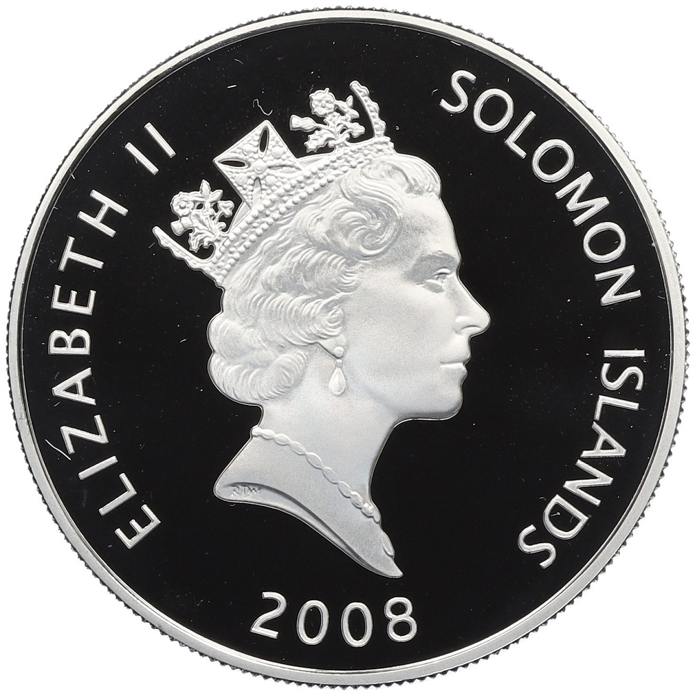 25 долларов 2008 года Соломоновы острова «90-летие окончания Первой Мировой войны» — Фото №2