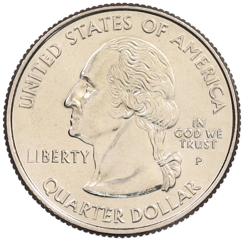 1/4 доллара (25 центов) 2002 года P США «Штаты и территории — Огайо» — Фото №2