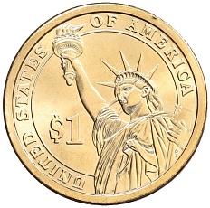 1 доллар 2011 года Р США «17-й президент США Эндрю Джонсон» — Фото №2