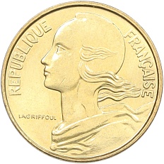 10 сантимов 1967 года Франция — Фото №2