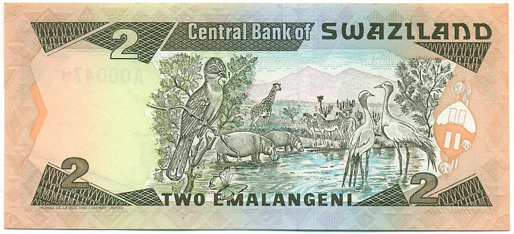 2 эмалангени 1987 года Свазиленд — Фото №2