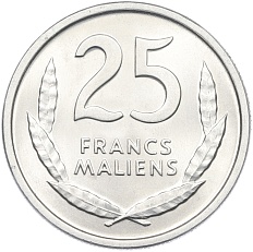 25 франков 1961 года Мали — Фото №2