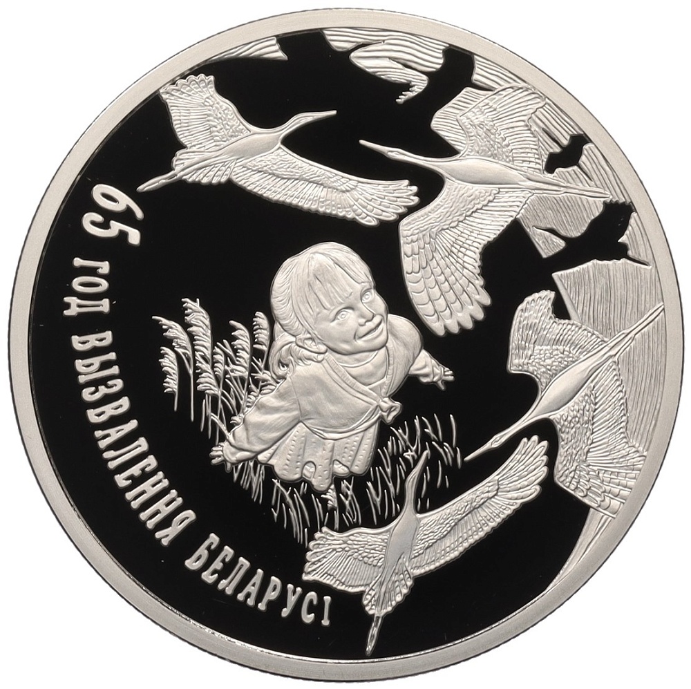 1 рубль 2009 года Белоруссия «65 лет освобождению Беларуси» — Фото №1