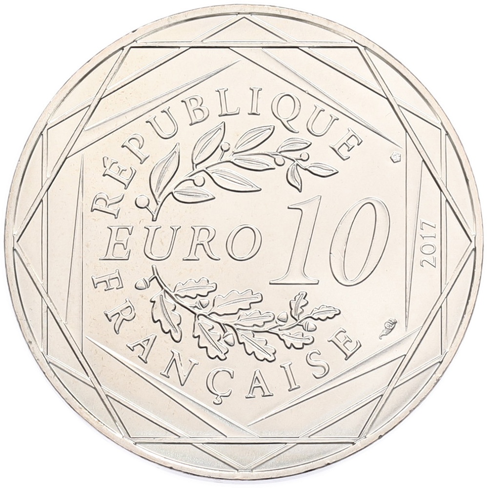 10 евро 2017 года Франция «Франция Жана-Поля Готье — Турень» — Фото №2