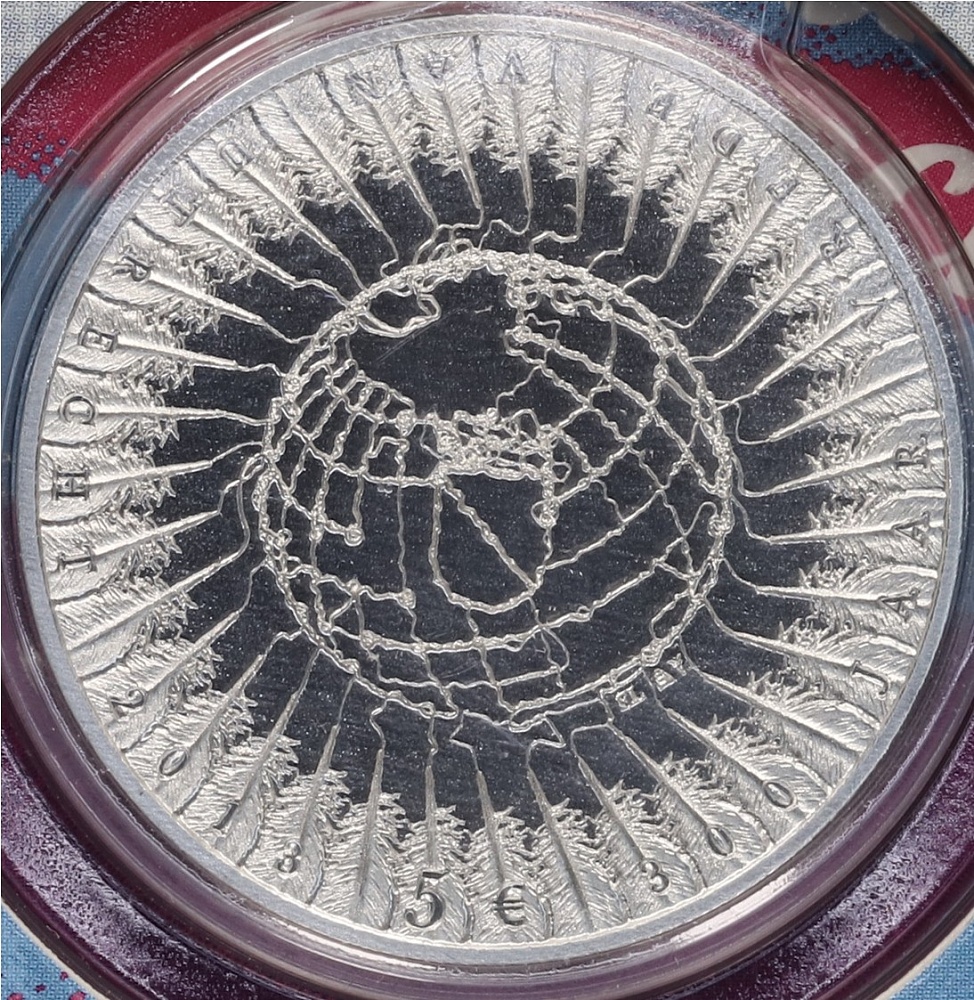 5 евро 2013 года Нидерланды «300 лет Утрехтскому мирному договору» (в буклете) — Фото №1