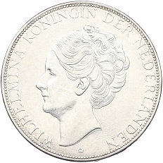 2 1/2 гульдена 1933 года Нидерланды — Фото №2