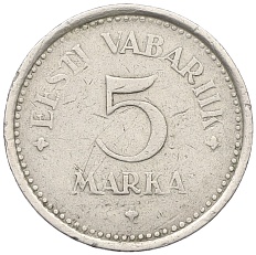 5 марок 1922 года Эстония — Фото №1