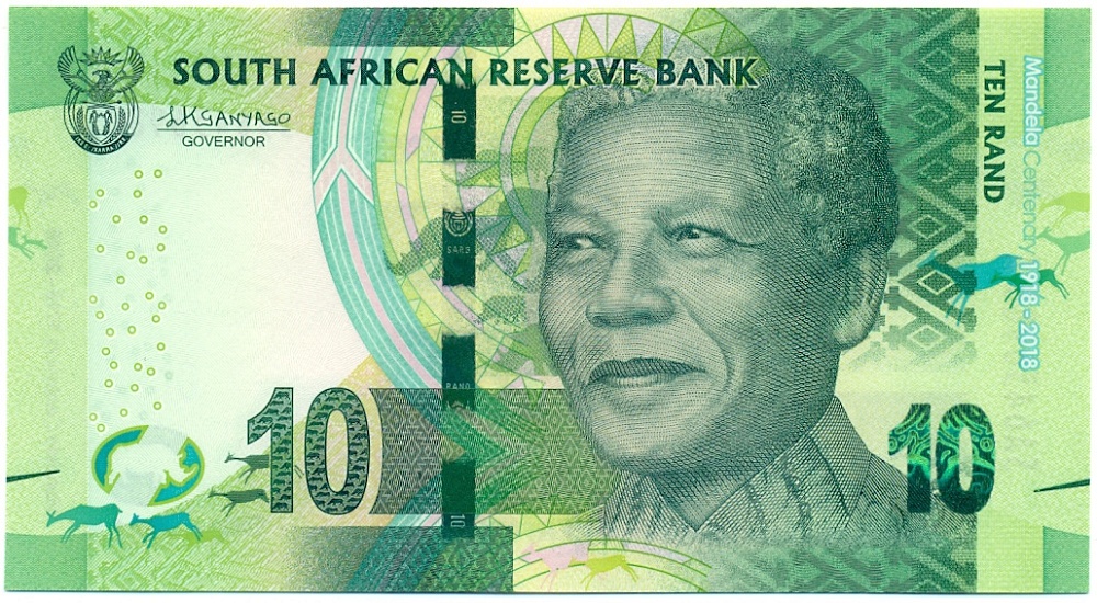 10 рэнд 2018 года ЮАР — Фото №1