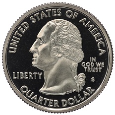 1/4 доллара (25 центов) 2002 года S США «Штаты и территории — Теннесси» — Фото №2