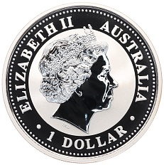 1 доллар 2006 года Австралия «Китайский гороскоп — Год собаки» (Цветное покрытие) — Фото №2
