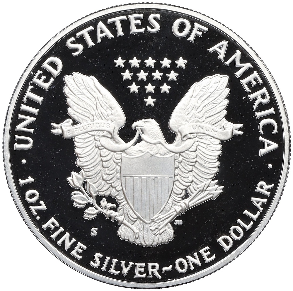 1 доллар 1989 года S США «Шагающая Свобода» (Proof) — Фото №2