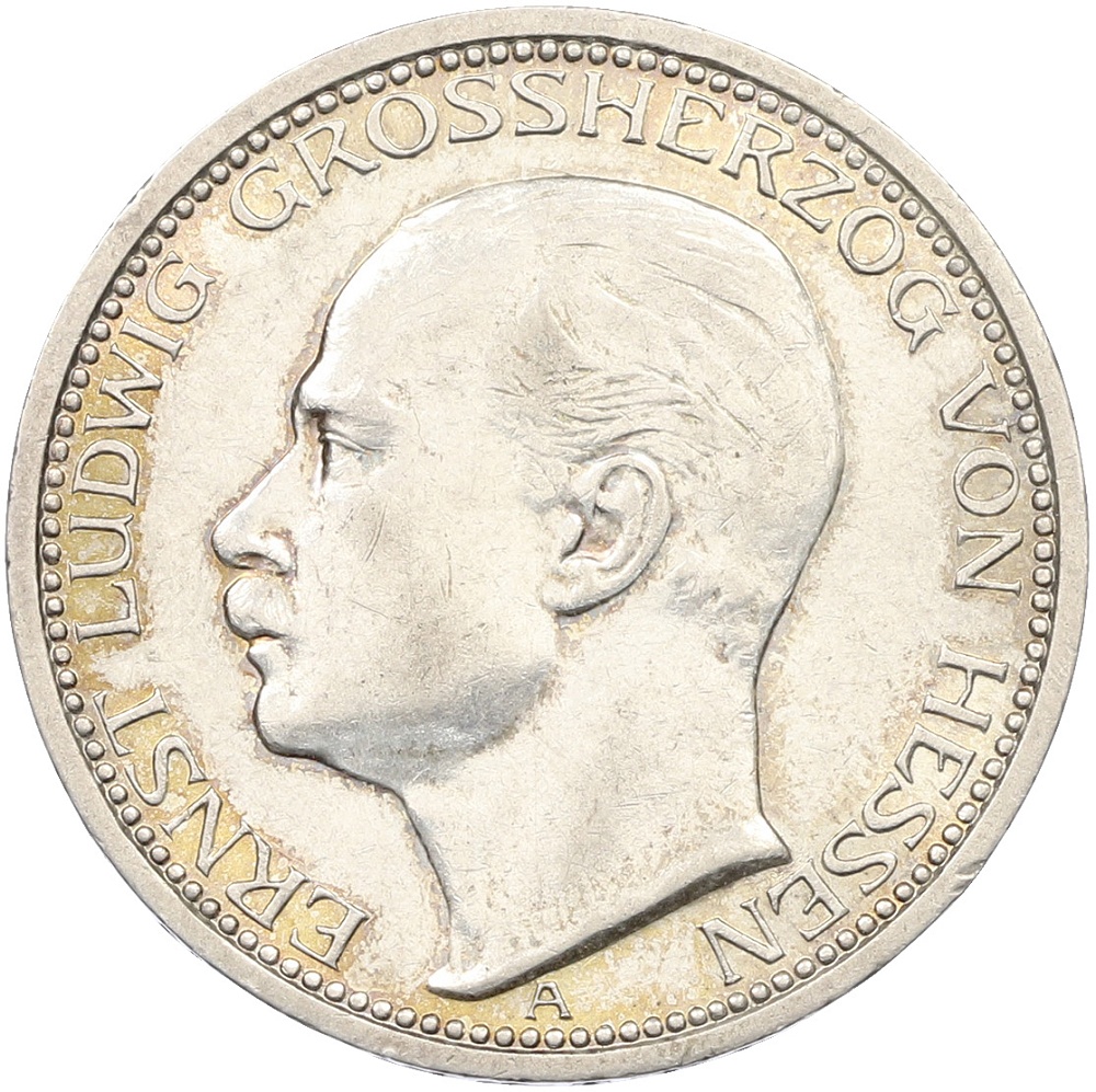 3 марки 1910 года A Германия (Гессен) — Фото №1