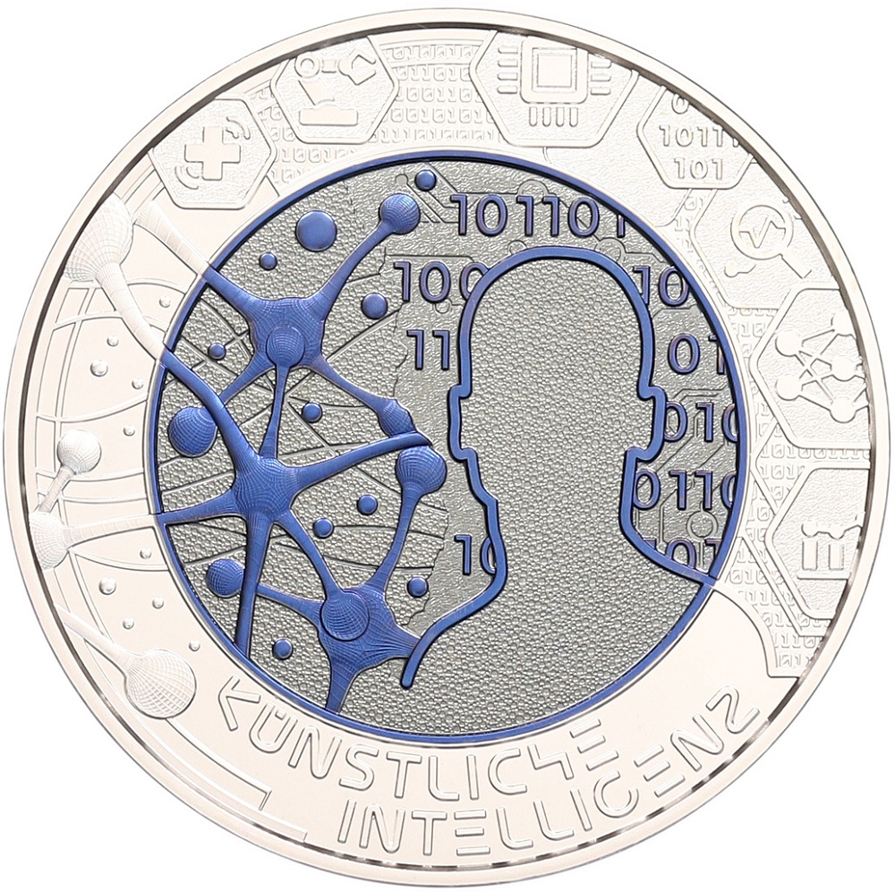 25 евро 2019 года Австрия «Искусственный интеллект» — Фото №1
