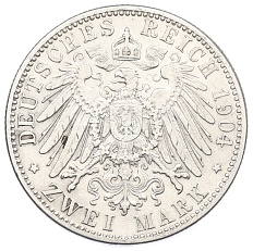 2 марки 1904 года Германия (Бавария) — Фото №2