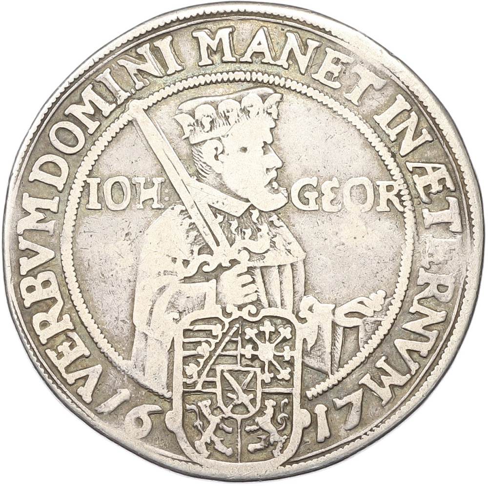 1/2 талера 1617 года Саксония «100 лет Реформации» — Фото №1