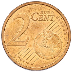 2 евроцента 2002 года А Германия — Фото №2