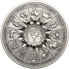5 долларов 2021 года Самоа «12 Олимпийских богов в зодиаке — Аполлон и Близнецы» — Фото №2