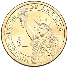 1 доллар 2009 года (Р) США «12-й президент США Закари Тейлор» — Фото №2