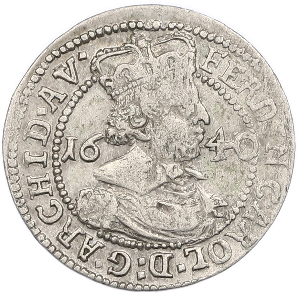 3 крейцера 1640 года Тироль — Фото №1