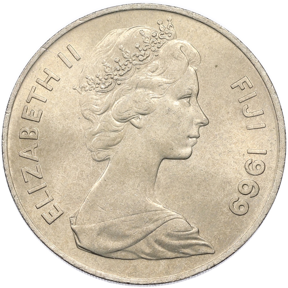 1 доллар 1969 года Фиджи — Фото №2