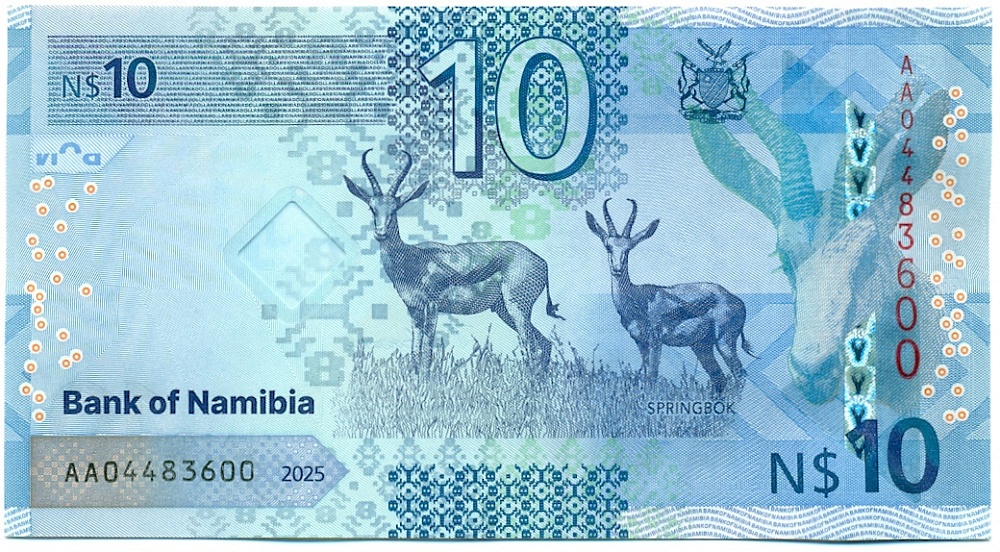 10 долларов 2025 года Намибия — Фото №2