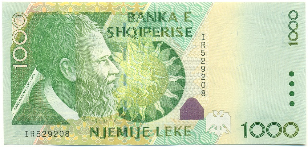 1000 лек 2007 года Албания — Фото №1