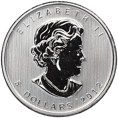 5 долларов 2012 года Канада «Канадская Фауна — Пума» — Фото №2