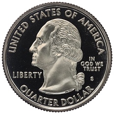 1/4 доллара (25 центов) 2000 года S США «Штаты и территории — Мэриленд» — Фото №2
