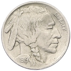 5 центов 1919 года США — Фото №1