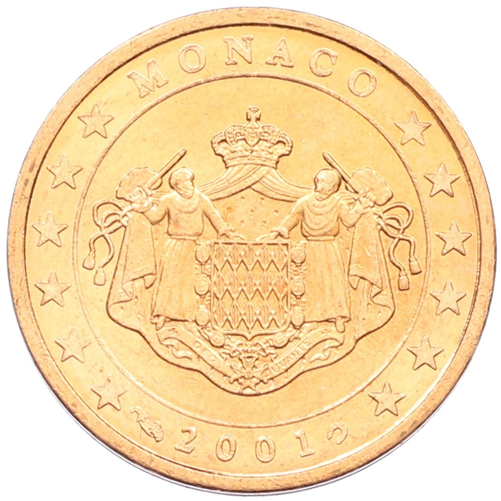2 евроцента 2001 года Монако — Фото №1