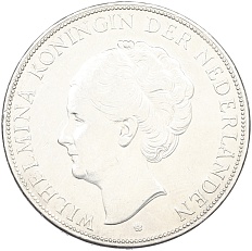 2 1/2 гульдена 1930 года Нидерланды — Фото №2