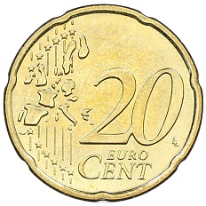 20 евроцентов 2002 года А Германия — Фото №2
