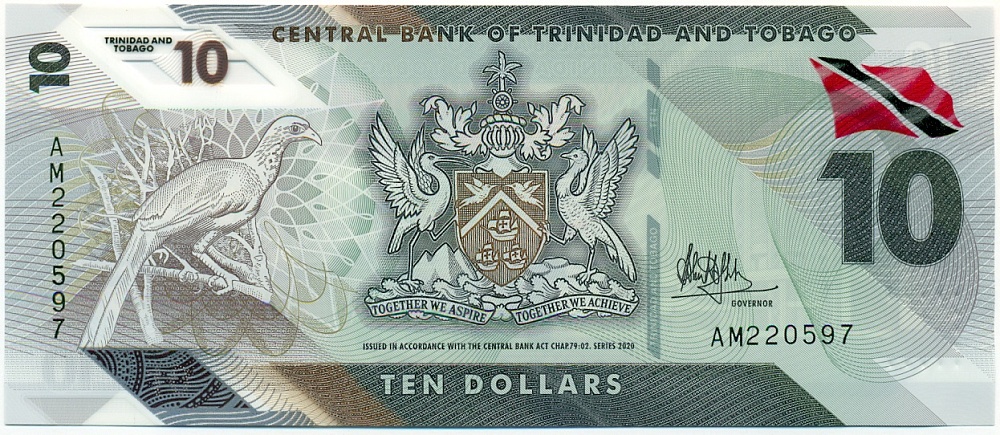 10 долларов 2020 года Тринидад и Тобаго — Фото №1